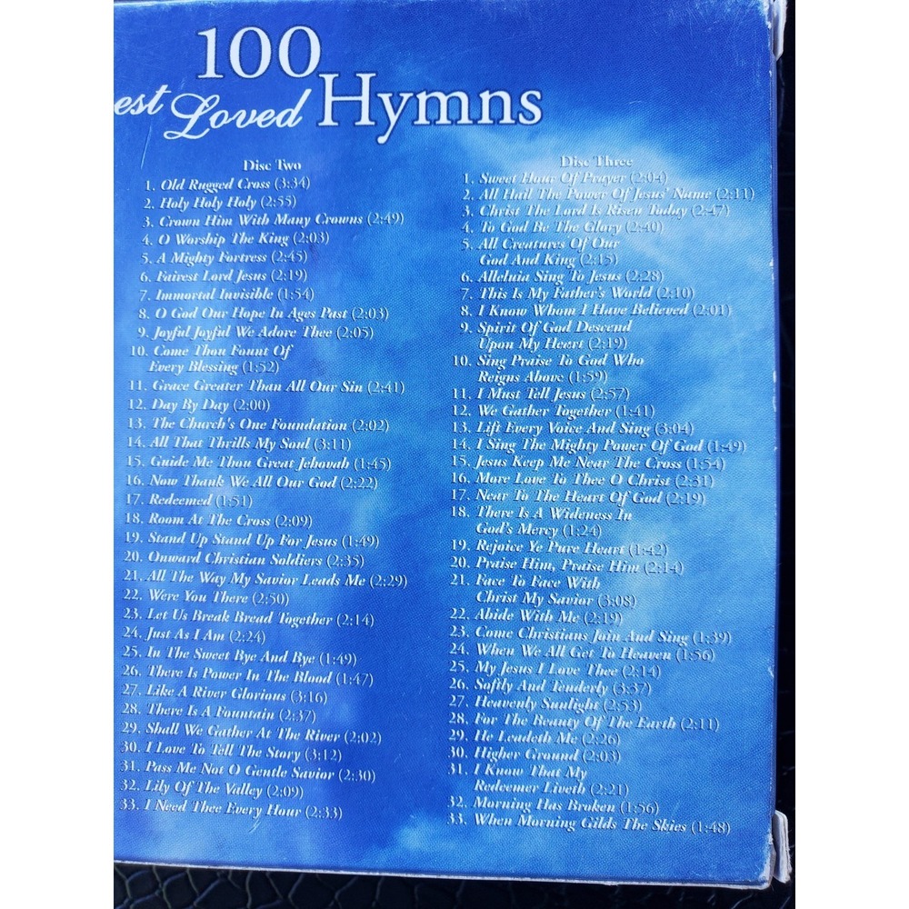 100 Best Loved Hymns 3 Disc Set CD By Various Artists - Very Good - Picture 4 of 13